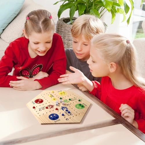 Marble Board Game - English, Farsi, Swedish 3 years and up 38 Pieces