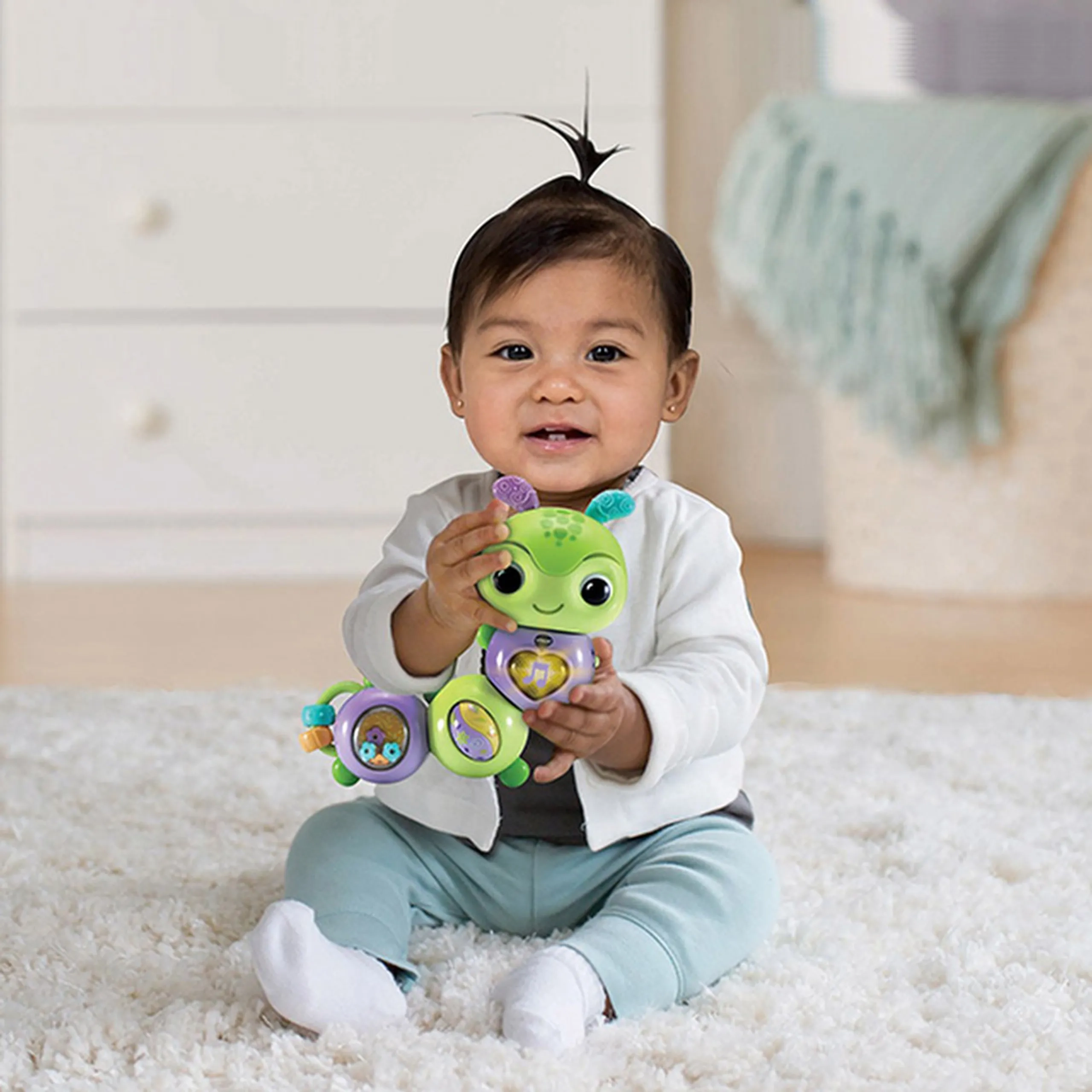 Twist And Explore Caterpillar Rattle - 3-18 months