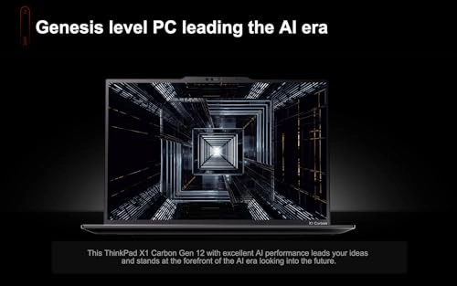 ThinkPad X1 Carbon Gen 12 21KC00B1US - 14'' Core Ultra 7 165U 32GB DDR5 1TB SSD