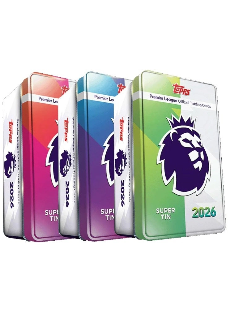 Premier League 2026 - Debut Edition Super Tin #3 - 50 cards plus 3 Hall of Fame LE cards