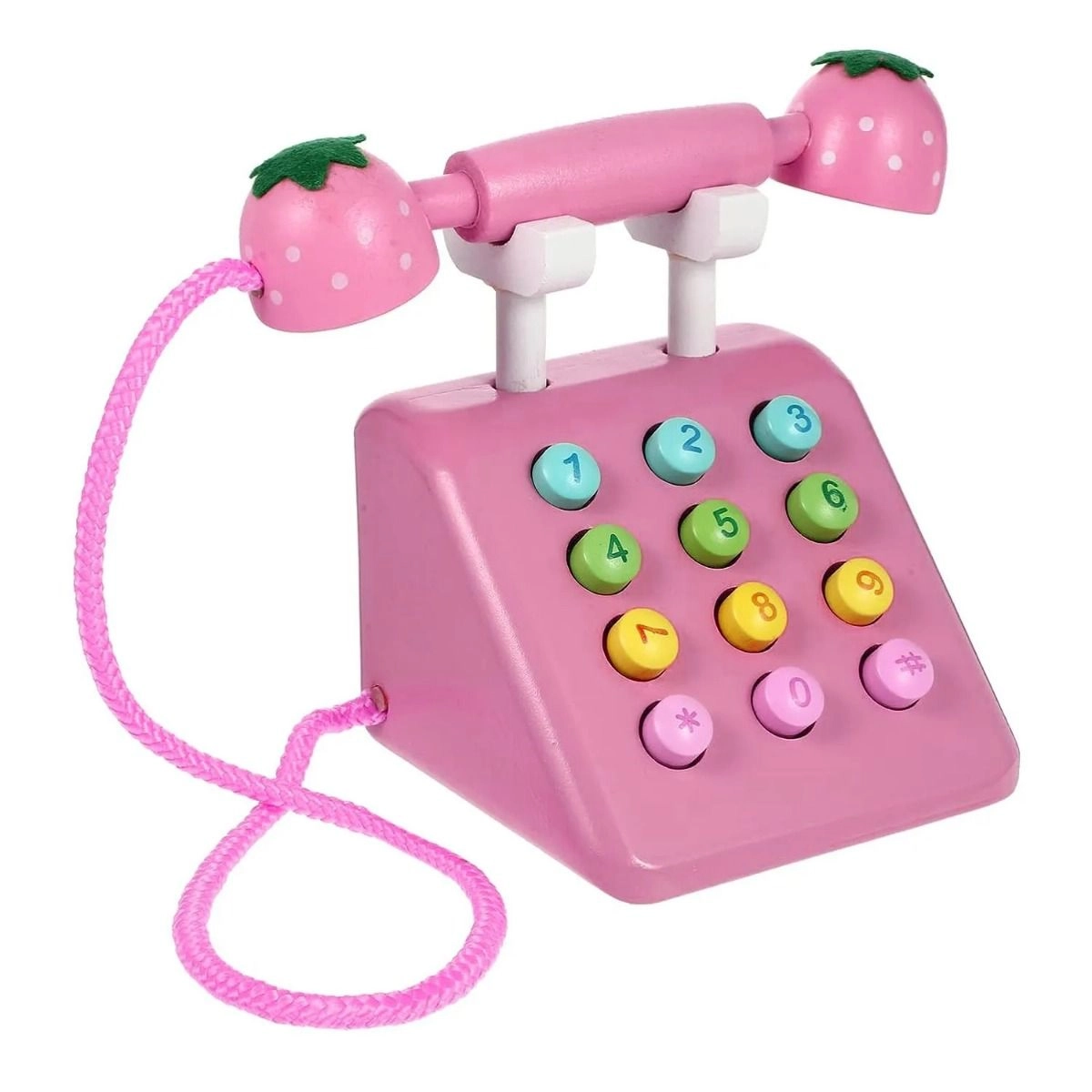 Factory Price Wooden Pretend Telephone Toy (FP-2101-74)
