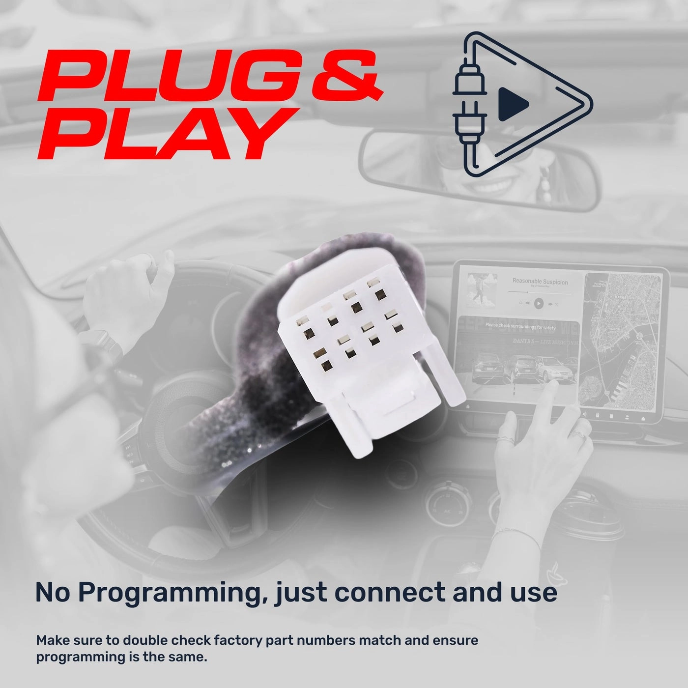 Backup Camera - Replacement for Nissan Altima Sedan (2014-2015)