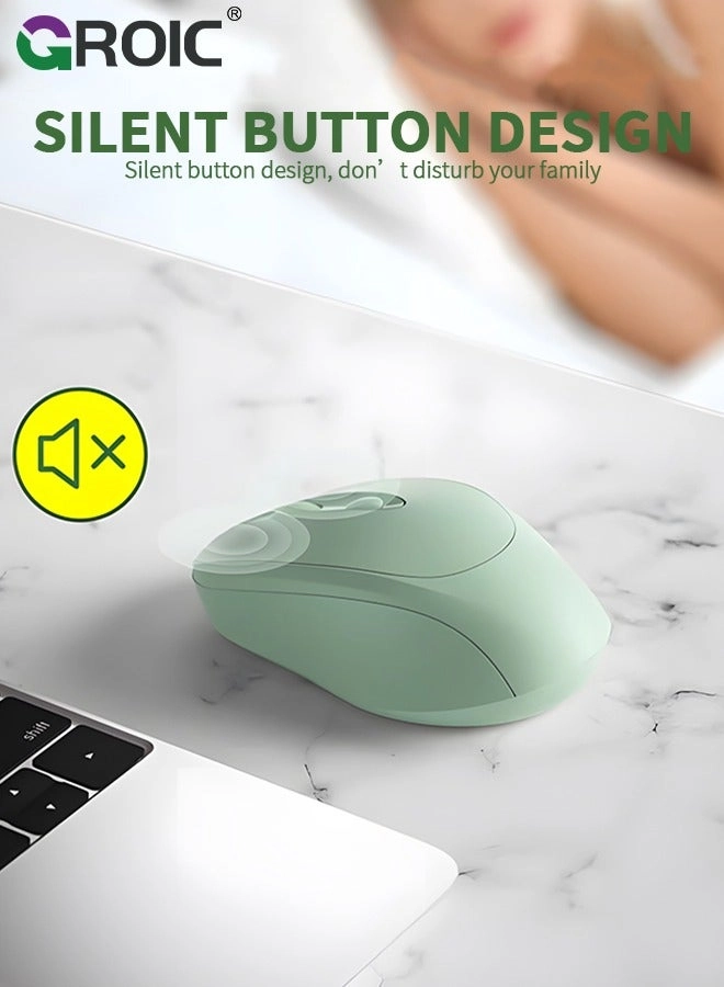LED Slim Silent Mouse - Wireless