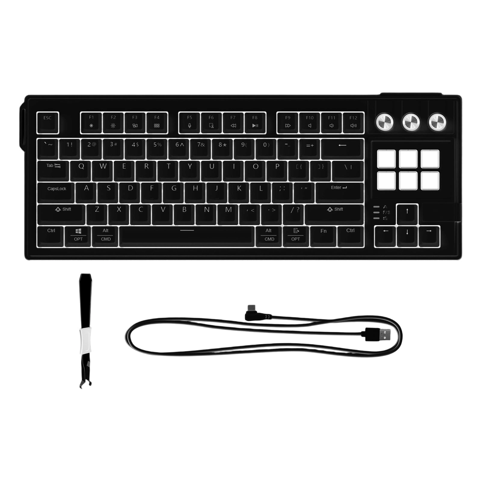 APGLSXY 78Key Mechanical Keyboard - USB-C Wired
