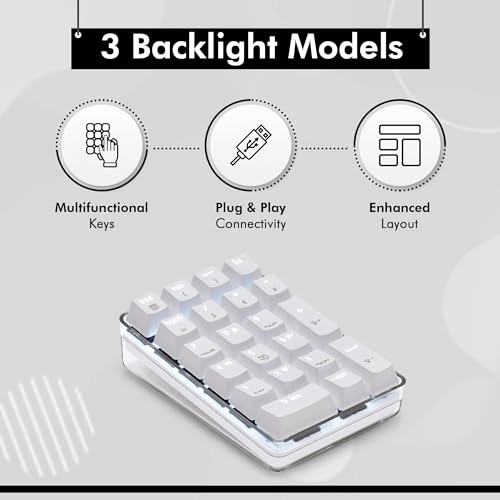 Mechanical Numeric Keypad - OUTEMU Blue