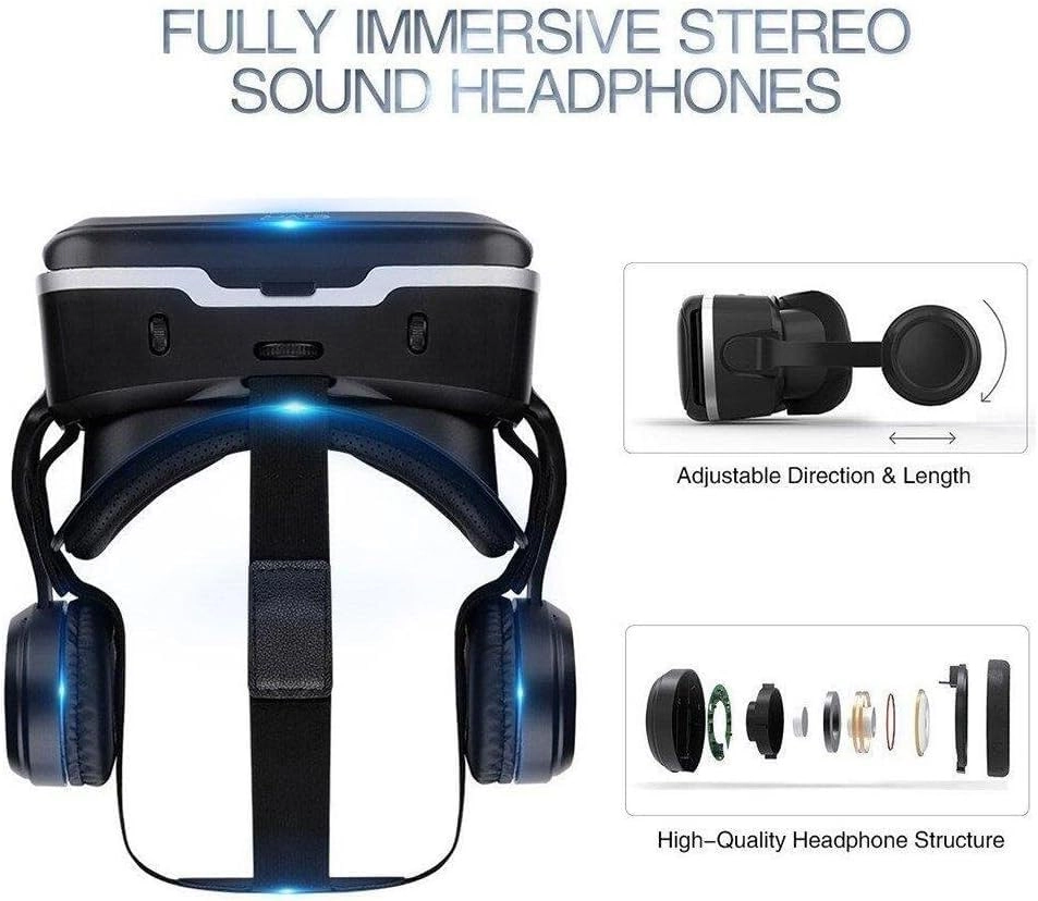 VR Glasses - Remote Control 3D 5.0-7.2 Inch