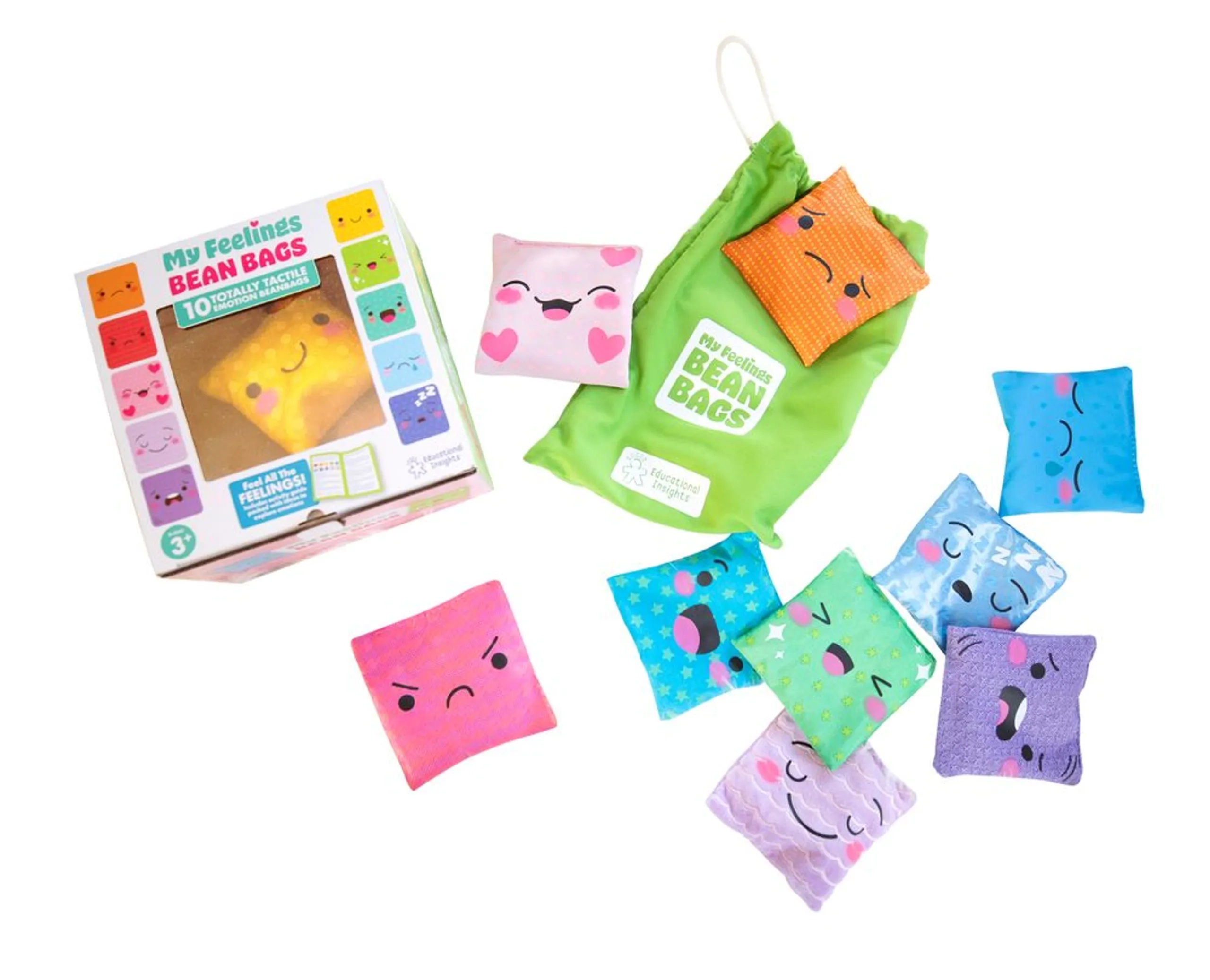 My Feelings Bean Bag Set - 3 years & above 10 pieces