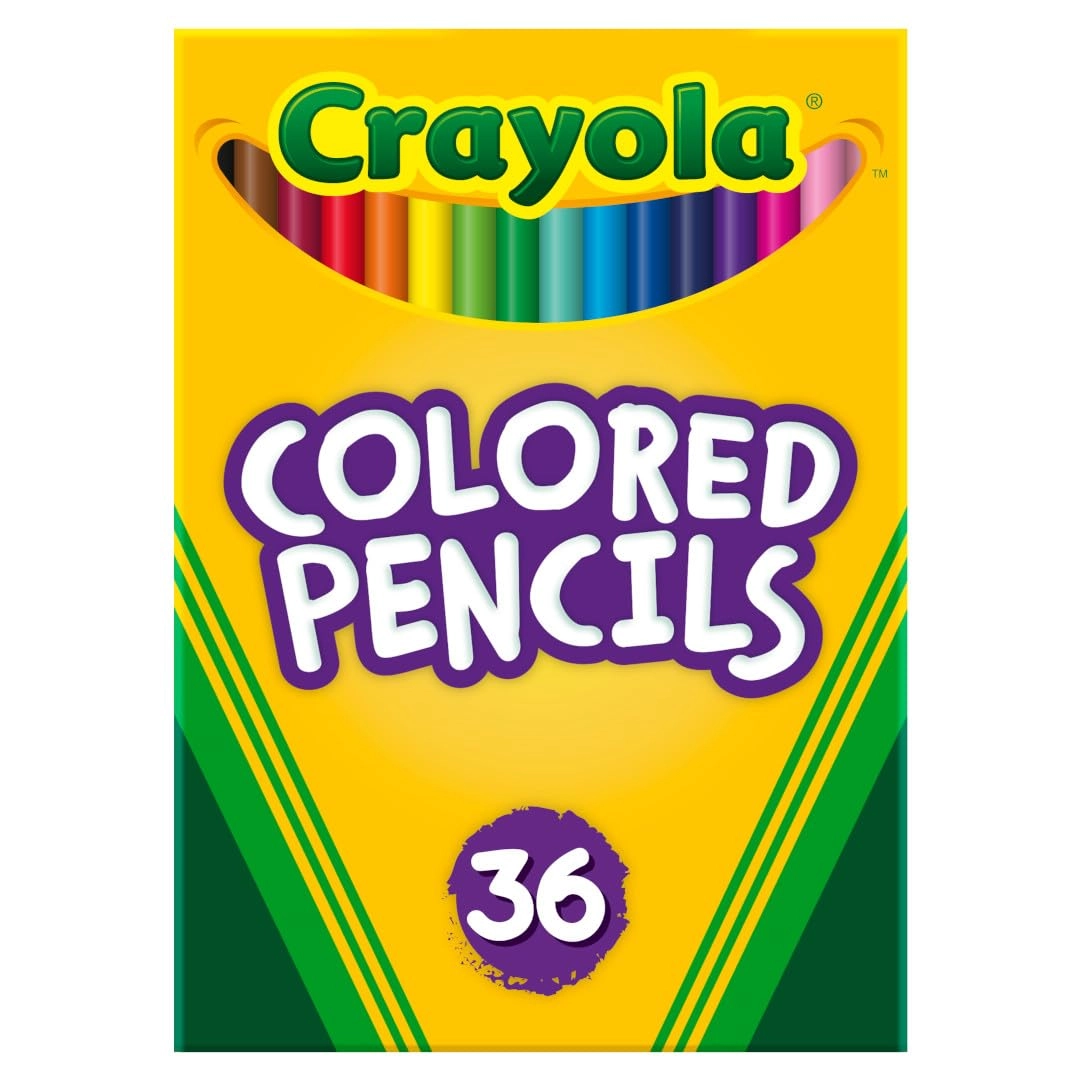 Crayola Coloured Pencils - 36 Pcs