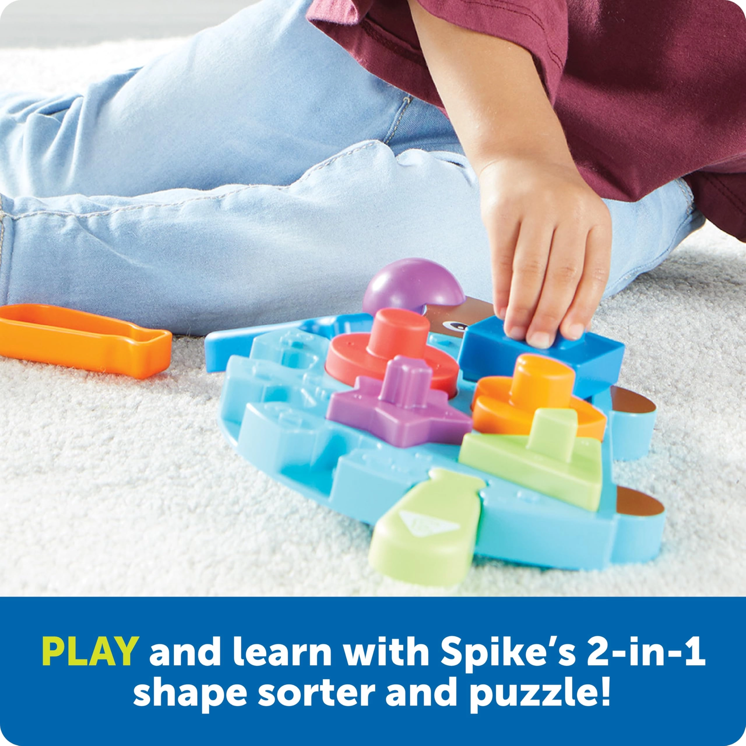 Learning Resources Spike Hedgehog Puzzle Playmate - 18 months+ 11 pieces