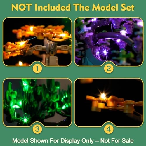 Light kit Compatible with LEGO 10373 Mini Bonsai Trees - Plastic
