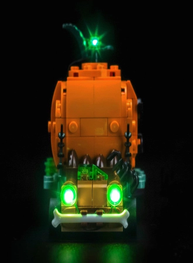 LED Lighting Compatible with Lego 40822 Jack-O'-Lantern Pickup Truck - Light Kit JUST Lights