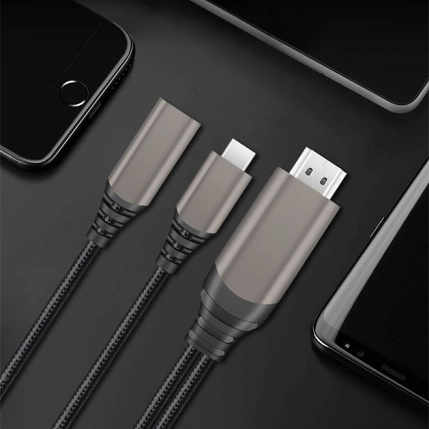 Type C to HDMI Cable - 1m