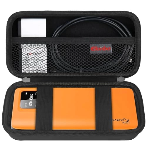 Carrying Case for RoamWiFi R10 - Hard Shell Black