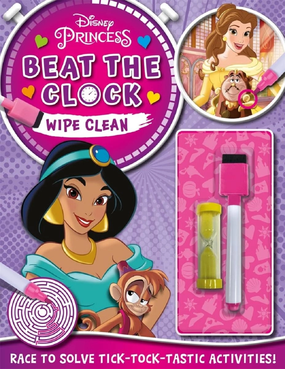 Igloo Books Disney Princess Beat the Clock Wipe Clean - 5+