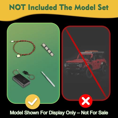 Light kit for LEGO Ford Bronco SUV 42213