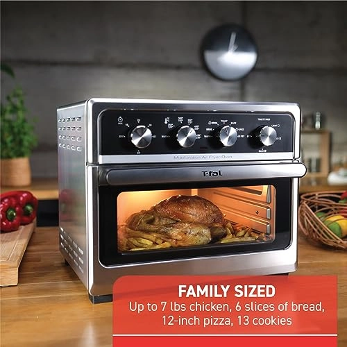 9 in 1 Toaster Oven Air Fryer Combo - 21 Quarts