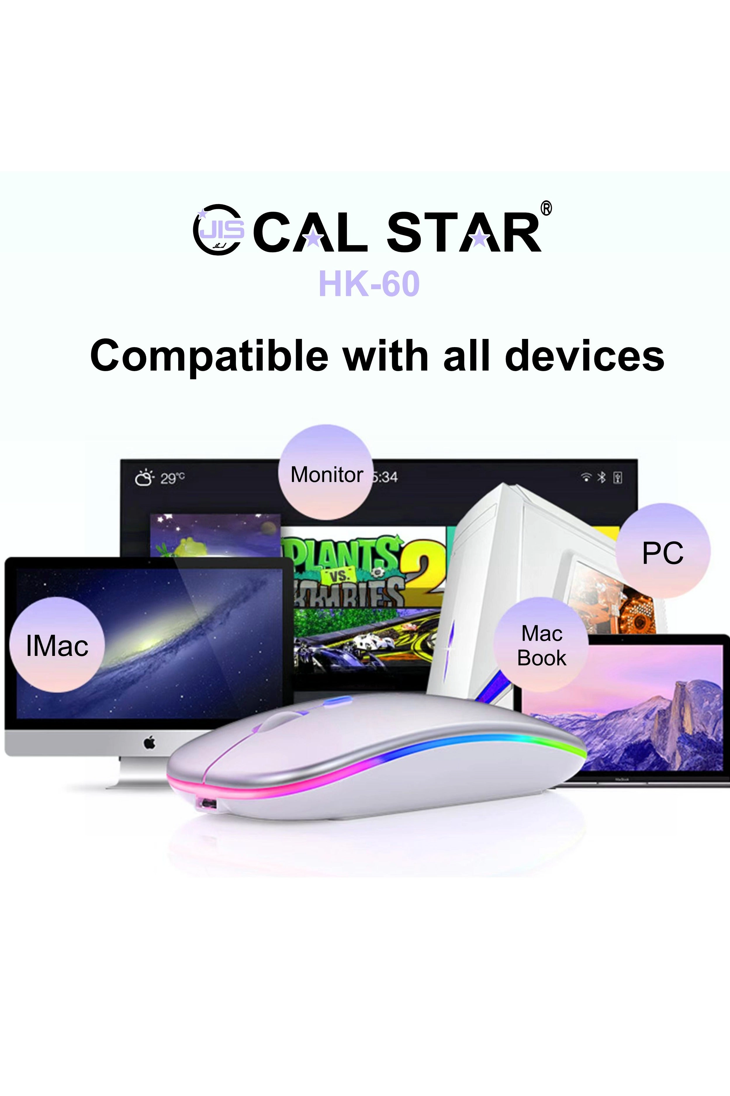 HK-60 Wireless Mouse - Bluetooth