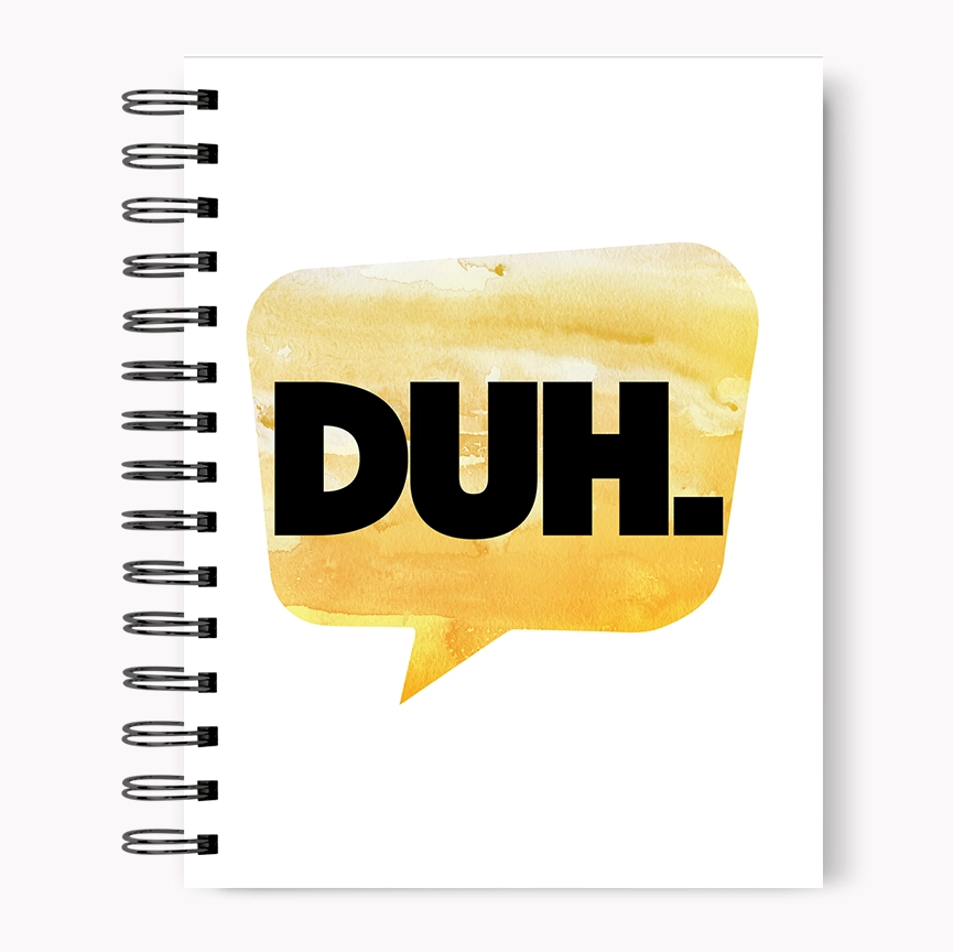 Spiral Notebook Hello A4 Hardcover