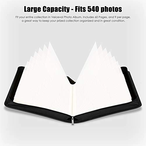 2x3" 540 Pockets Faux Leather Photo Album