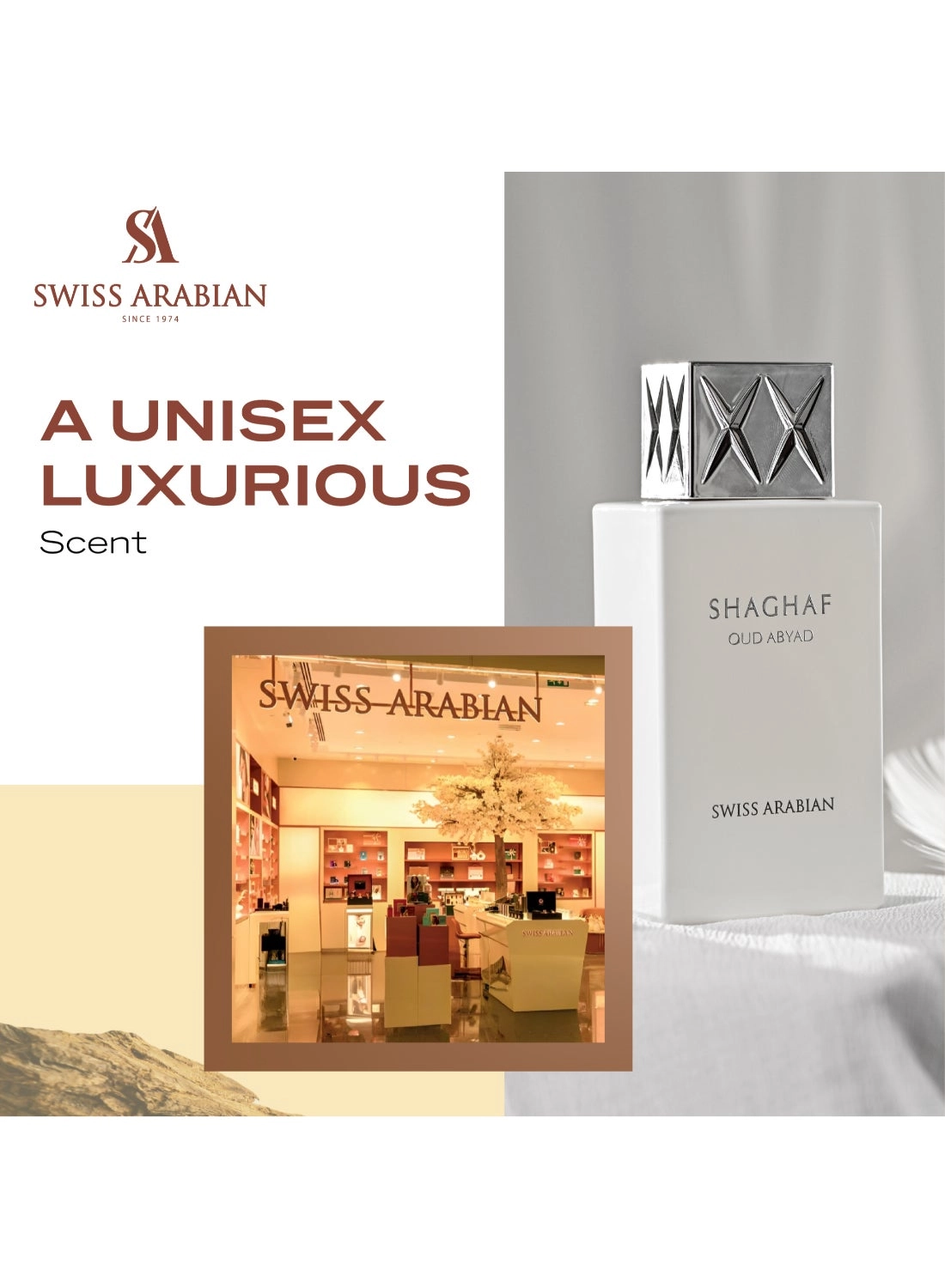 Shaghaf Oud Abyad Eau de Parfum 75ml