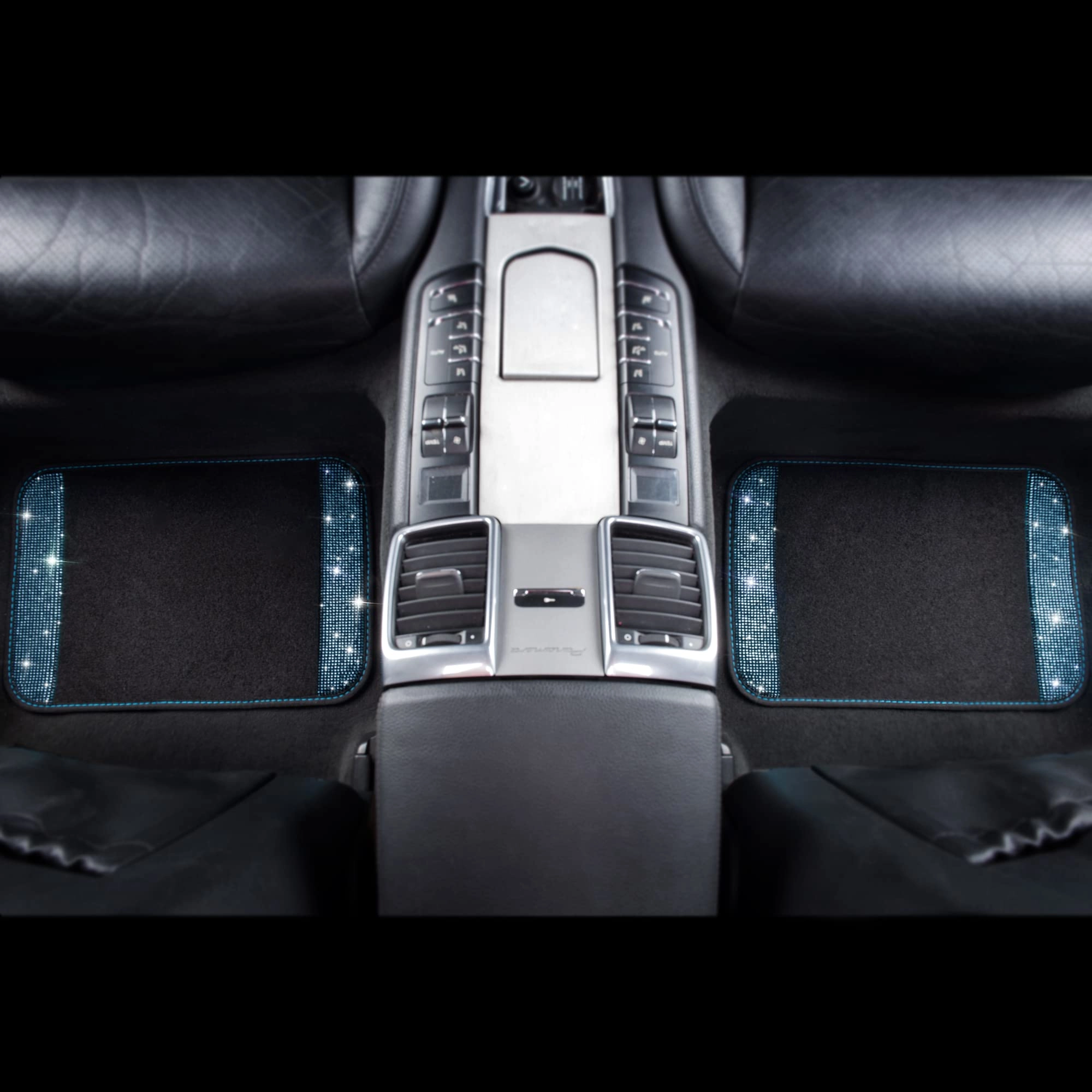 Bling Diamond Car Mats - 4.0 Count Universal Fit