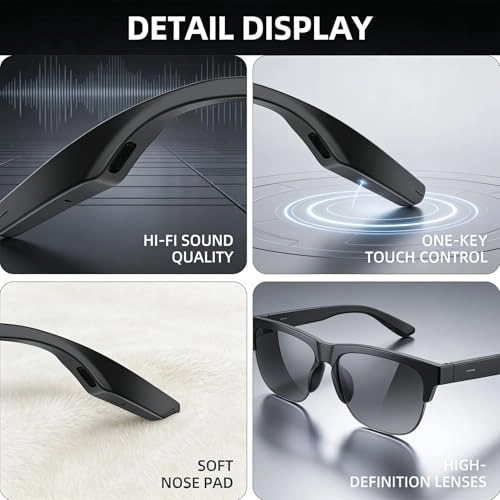 AI Smart Glasses - Bluetooth 5.4 144 Languages