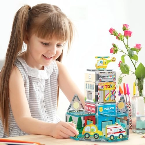 Magnet Tile Building Blocks - Metro City 26 pcs