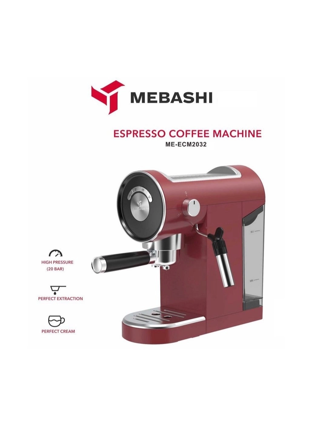 Mebashi Espresso Coffee Machine ECM2032