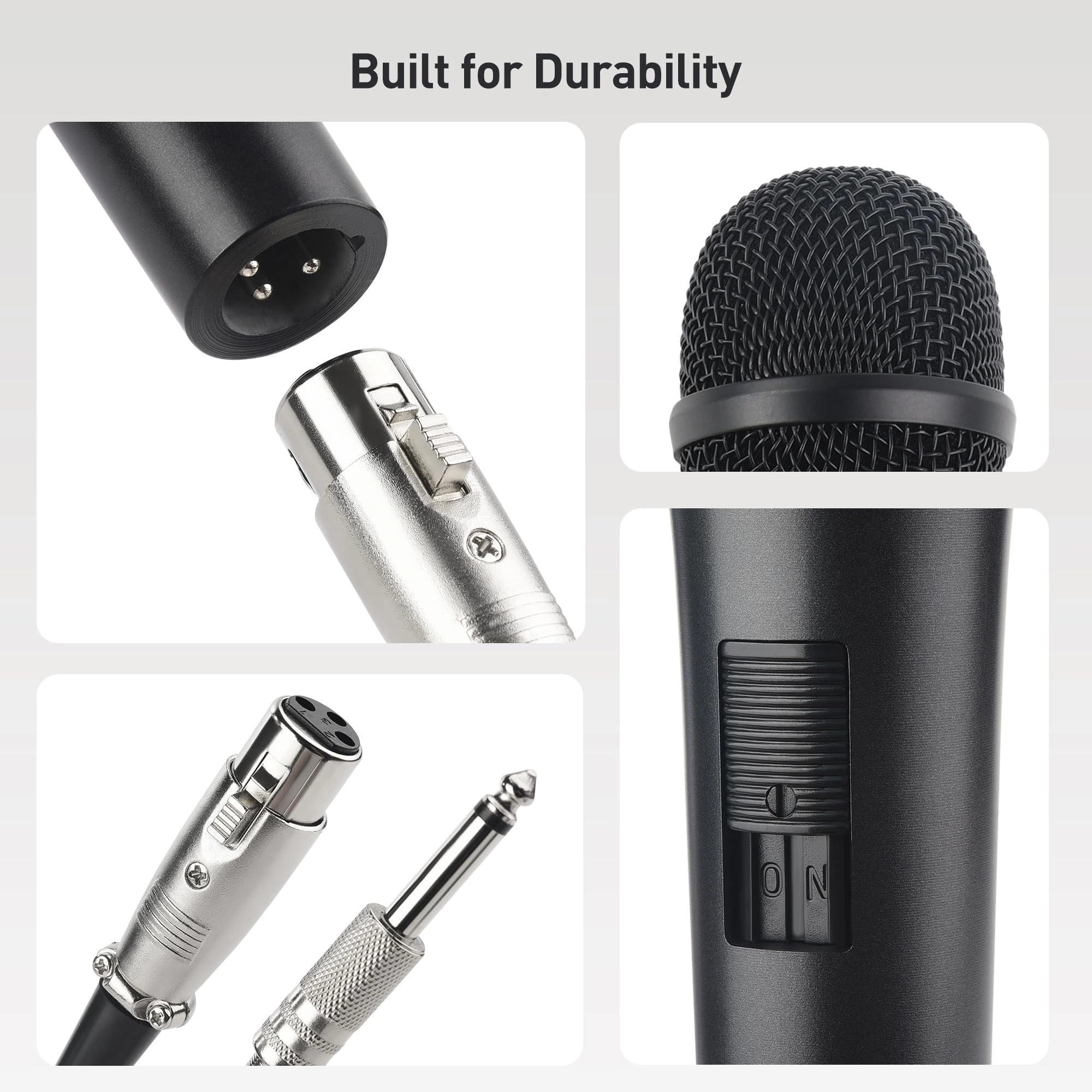 500301x2 Wired Microphone 2-Pack