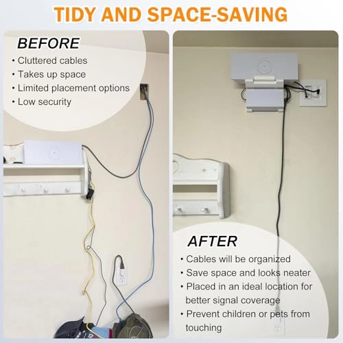 Wall Mounting Kit - 1 piece(s) Starlink V3 Power Supply, Starlink Gen 3 Mesh Router