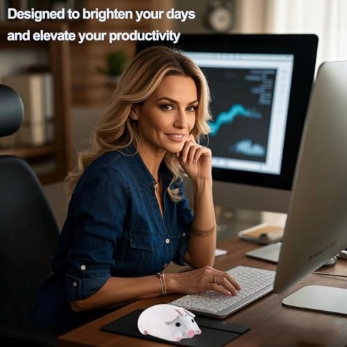 Cute Pig Wireless Mouse - Wireless