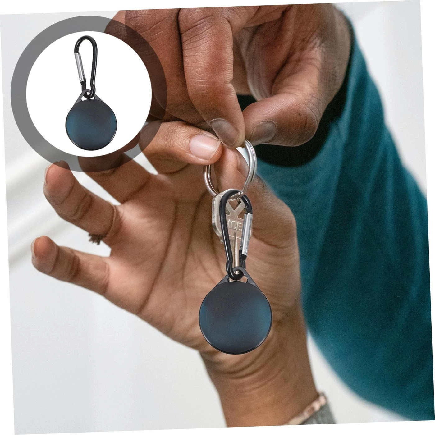 Keychain Tracker Cover - Color Changing With Hook