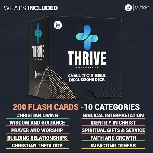 Thrive Small Group Bible Discussions Deck - 15 years and up 200 pieces