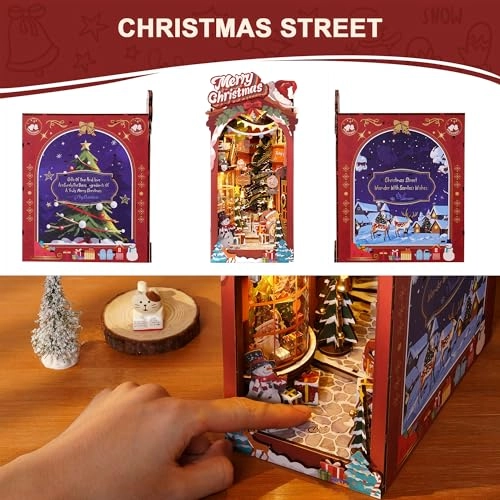 Book Nook - Christmas Indoor Scene