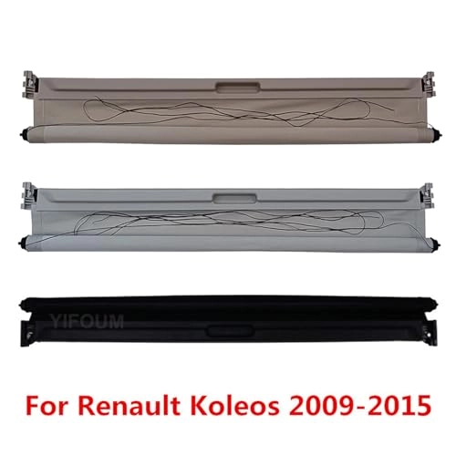 Panorama Sunroof Sunshade Curtain - Renault Koleos 2009|2010|2011|2012|2013|2014|2015 Front x Rear