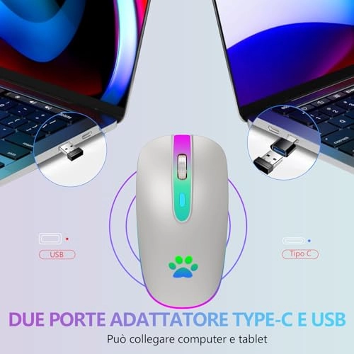 Slim Silent Mouse - Wireless