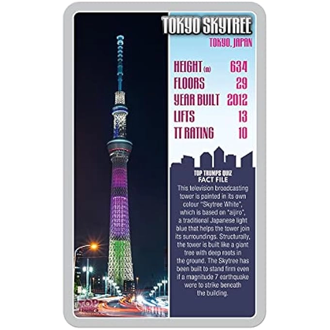 SKYSCRAPERS CLASSICS CARD GAME - 6+