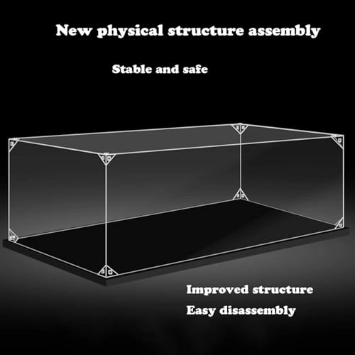 Transparent Acrylic Display case - Lego 21343 Viking Village