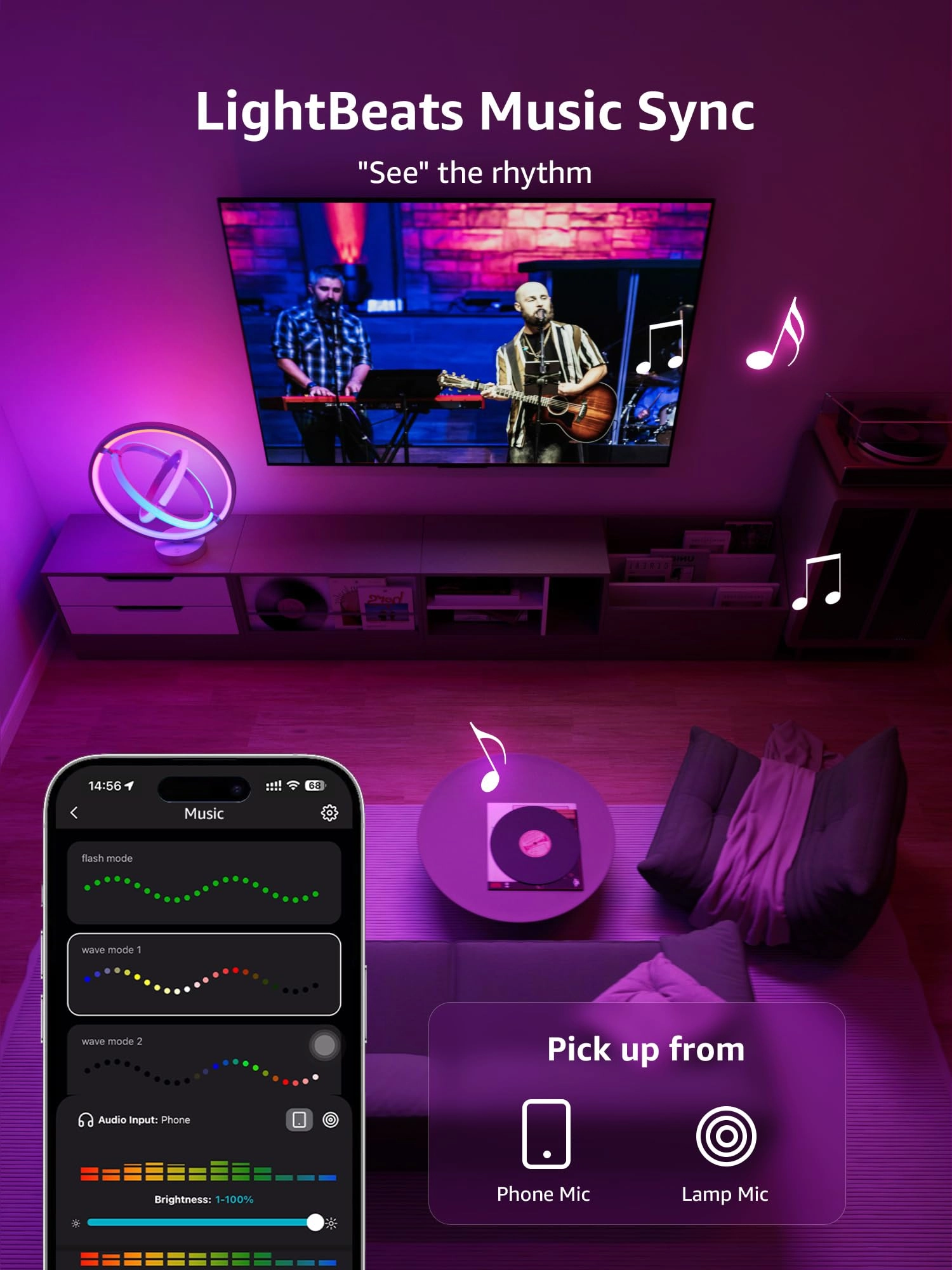 TB1 - AI Smart Table Lamp RGB+IC Addressable