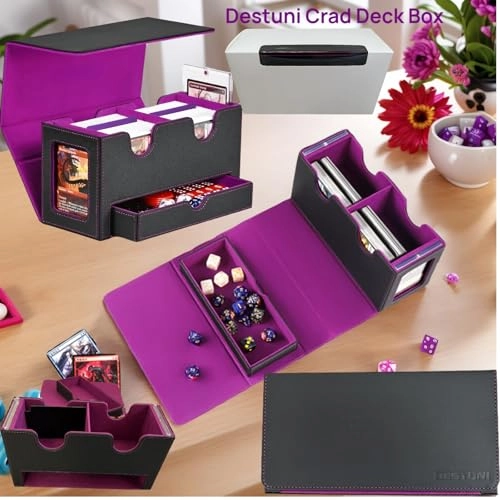 Card Deck Box - 100+ Double-Sleeved Cards