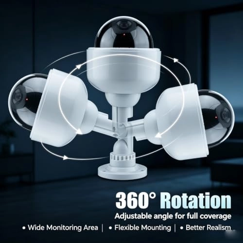 Dummy Security Camera - Indoor, Outdoor