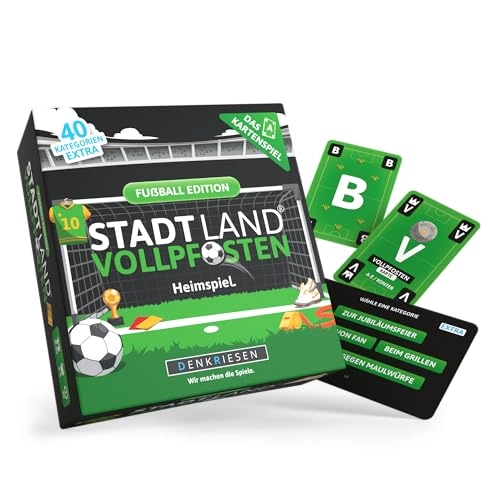 Stadt Land Vollpfosten: Football Edition - Card Game (German)