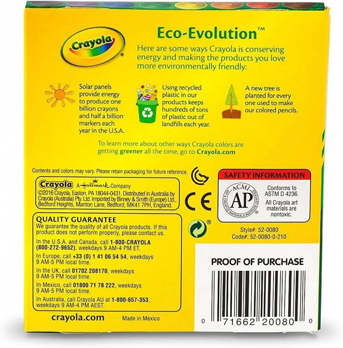 Large Crayons - 8 Pcs