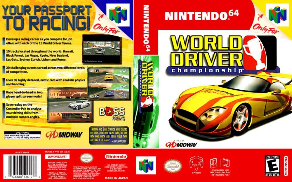 World Driver Championship - Nintendo 64