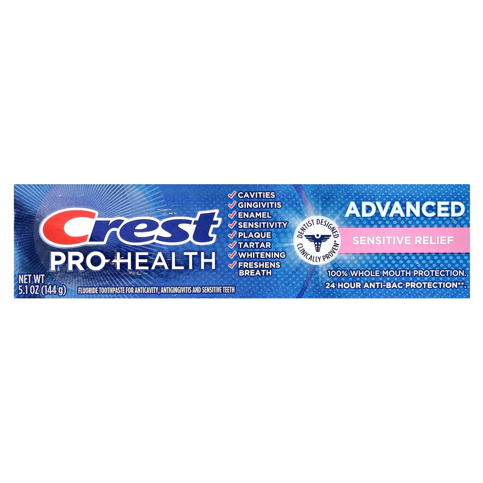 Pro Health Advanced Fluoride Toothpaste 144 g