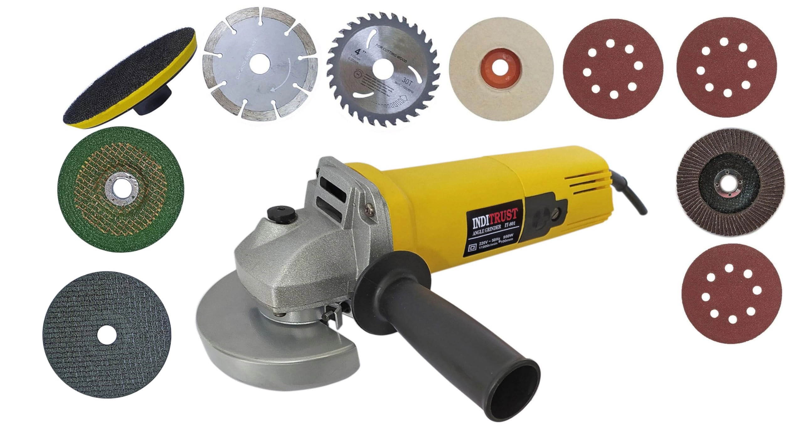 Inditrust, Inditrust Angle Grinder - 100mm