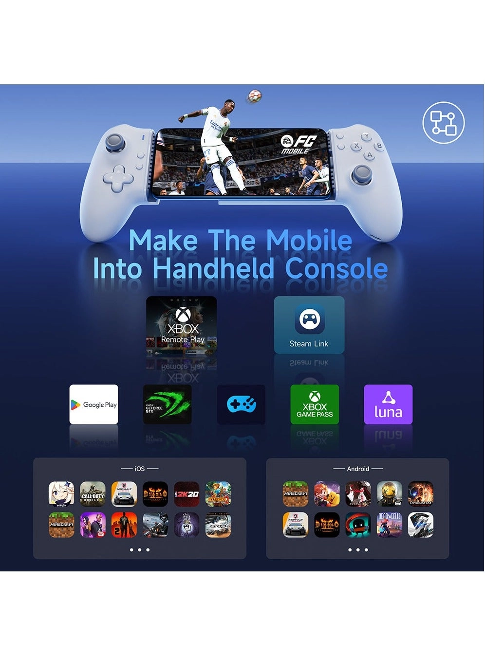 M15 - White Android iPhone Cloud Gaming Xbox