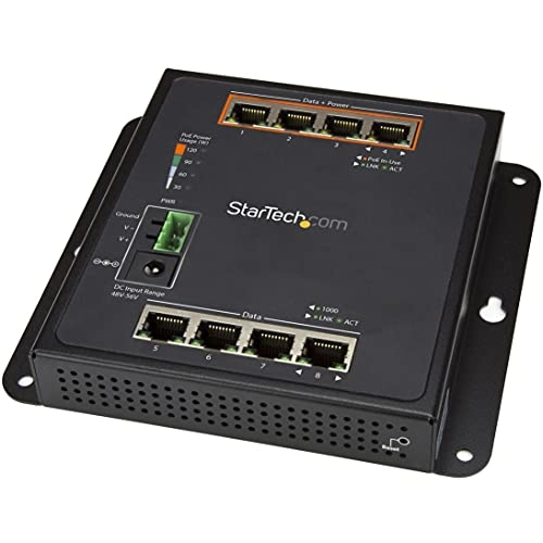 StarTech.com IES81GPOEW 8-ports