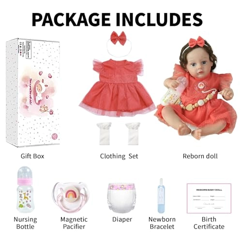 Reborn Baby Doll - 20 Inch Vinyl Ages 3+