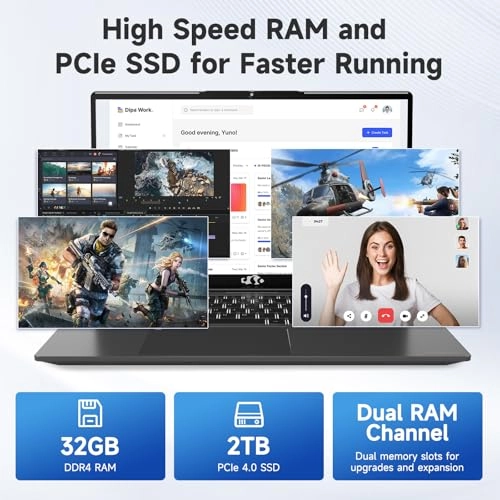 NIMO 15.6 FHD-IPS-Business-Laptop NIMO - 15.6'' Core i3-1215U 32GB DDR4 2TB SSD